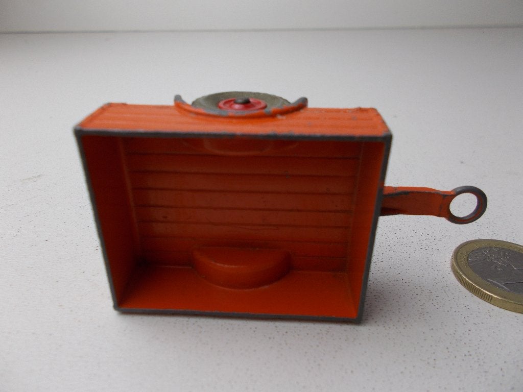 1955 Dinky Toys 341 LAND ROVER TRAILER (Oranje) -J-., Ophalen of Verzenden, Gebruikt, Overige typen, Dinky Toys