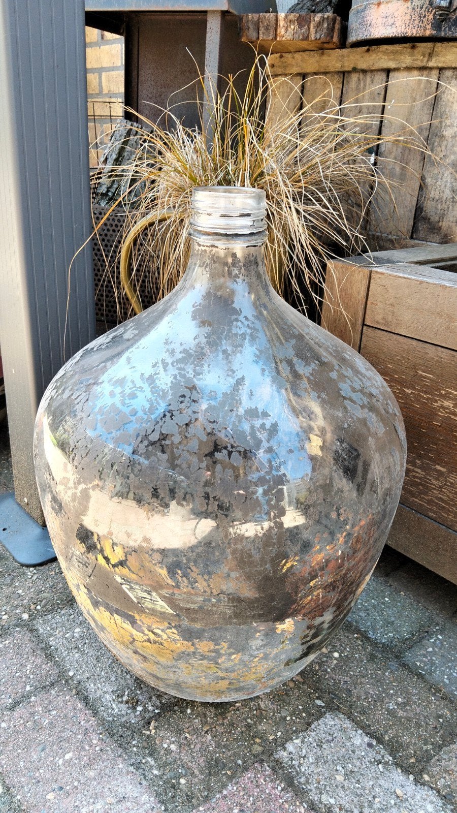 Brocante hele grote gistfles, Antiek en Kunst, Ophalen