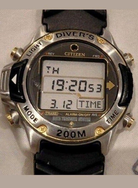 Prachtig vintage Citizen Diver's horloge uit de jaren '80 of, Ophalen of Verzenden, Zo goed als nieuw, IOS, Citizen