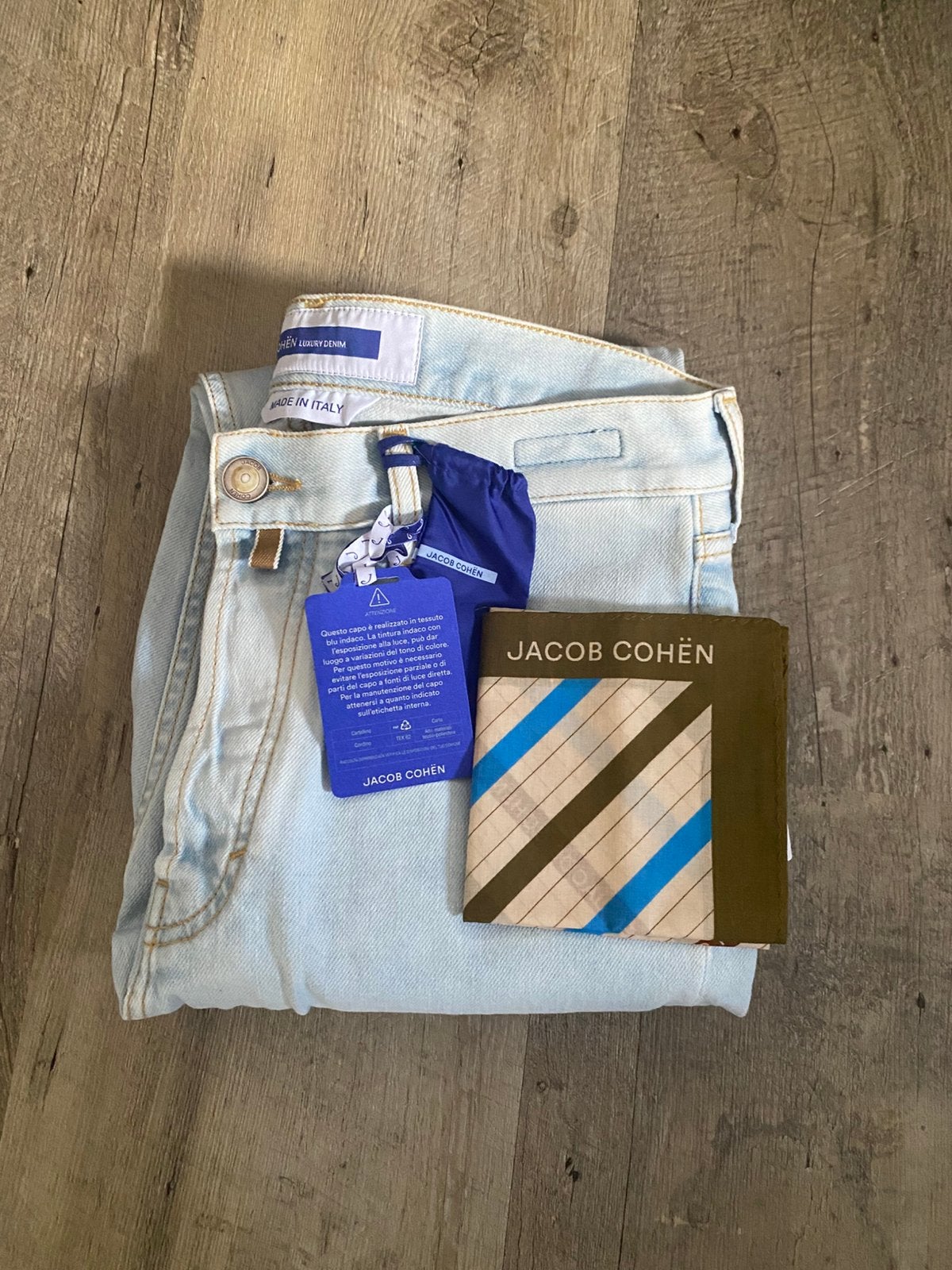 Jacob Cohen Jeans - W31 - Nieuw- Straight Fit, Verzenden, Nieuw, Blauw, W32 (confectie 46) of kleiner