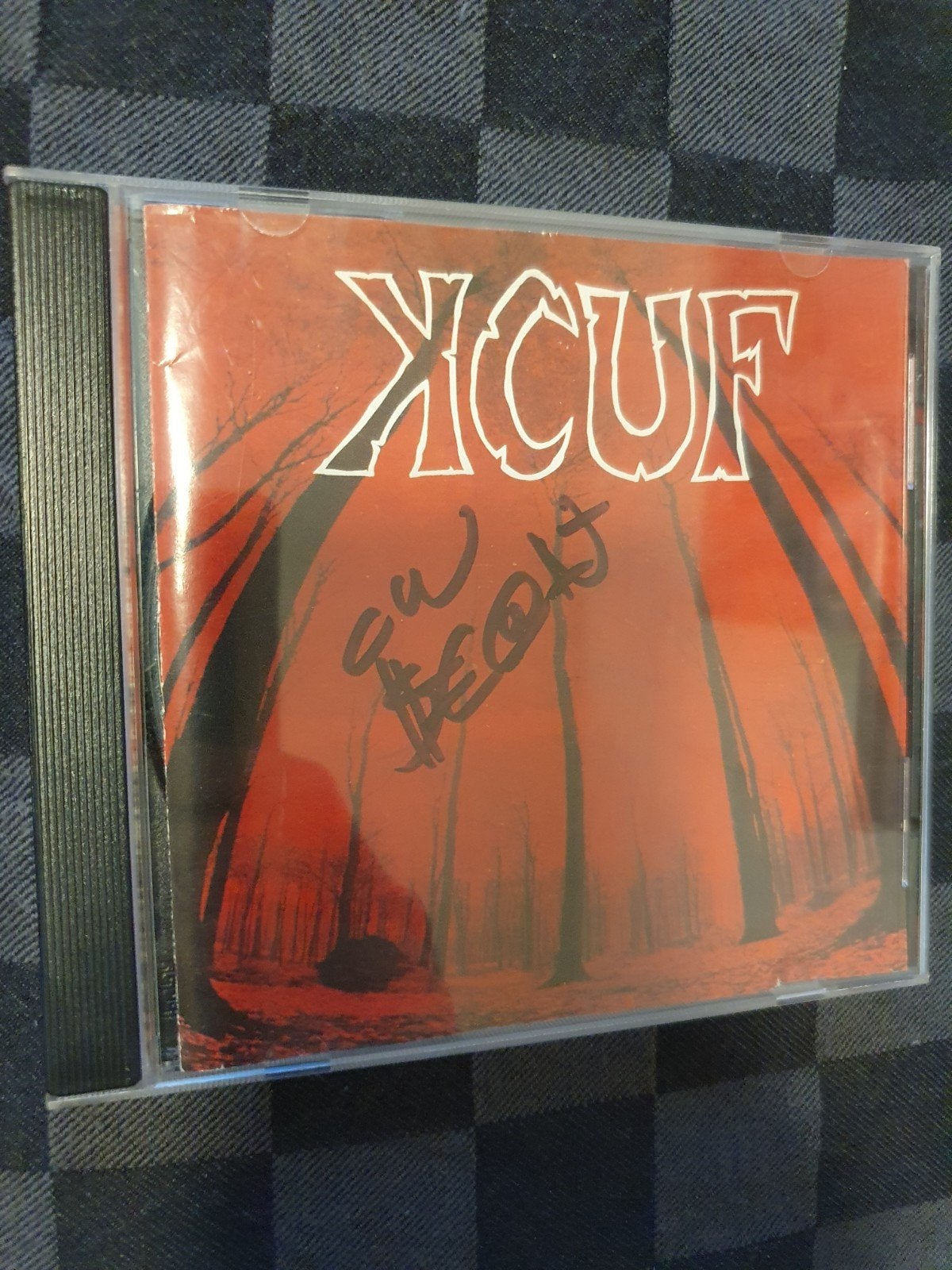 kcuf modern primitive punk gesigneerd !, Verzenden, Gebruikt