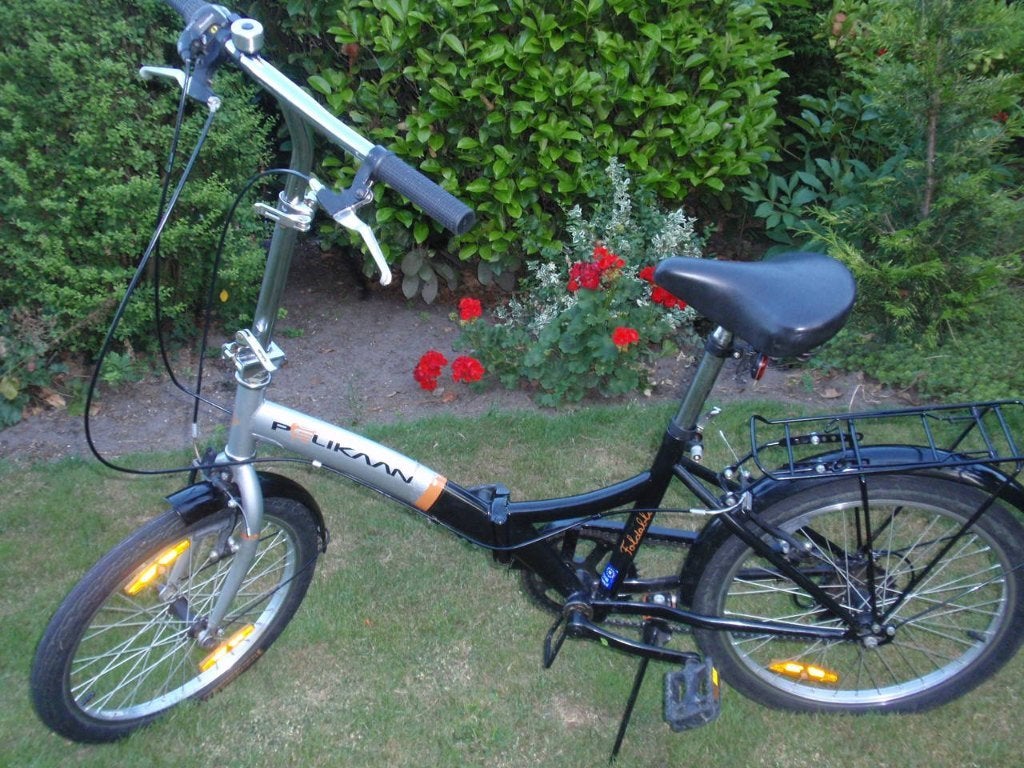Vouwfiets Pelikaan, Ophalen, Gebruikt