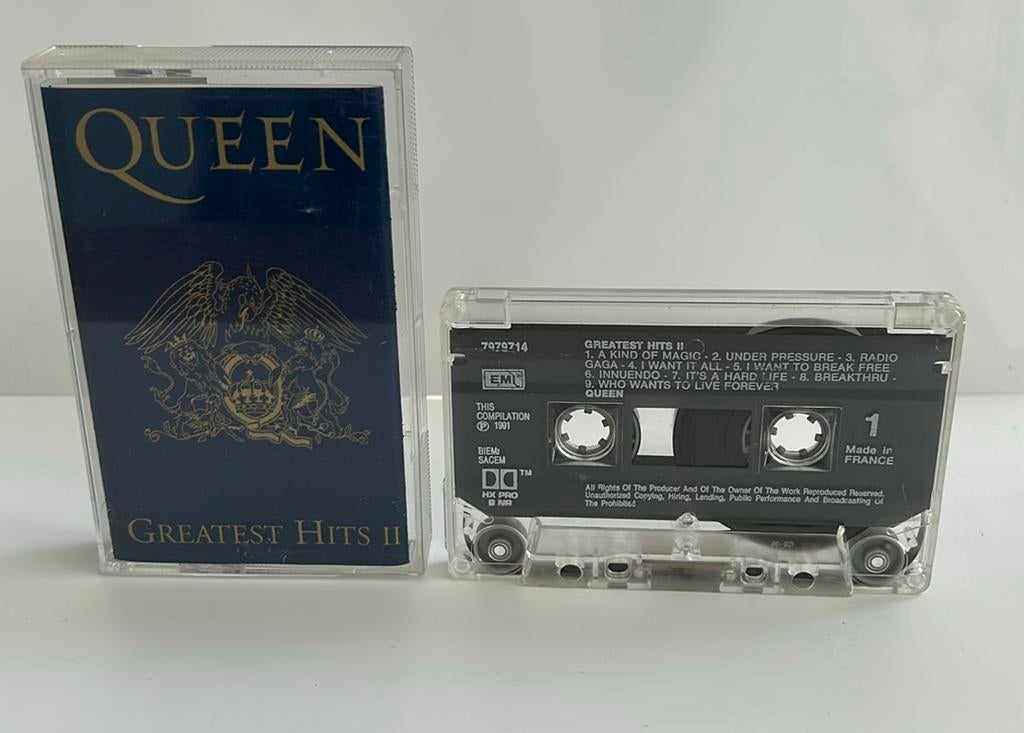 Queen – Greatest Hits II (cassette), Ophalen of Verzenden, Gebruikt, Pop, 1 bandje