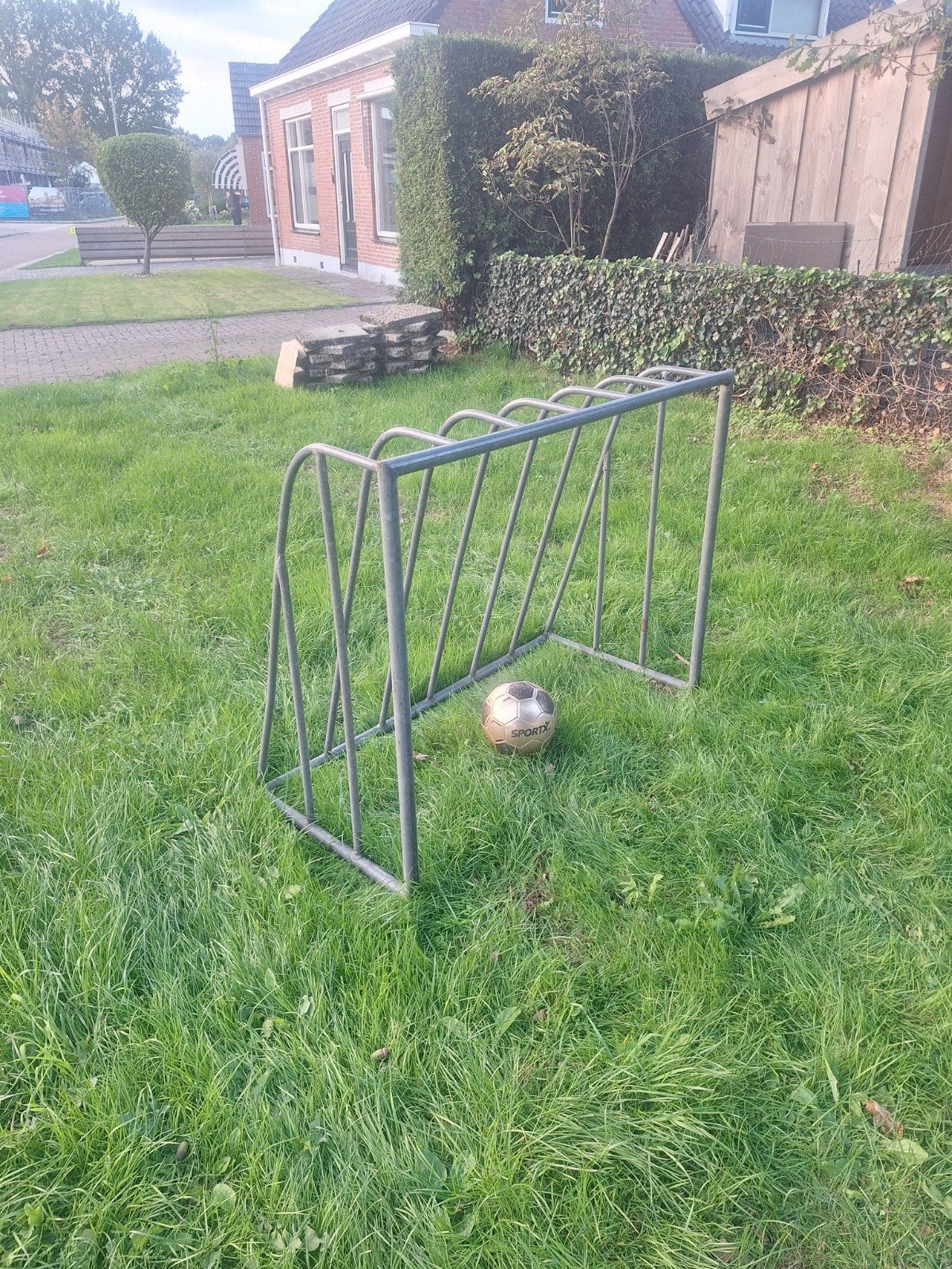 voetbal doel ijzer gegalvaniseerd, Maat XL, Ophalen, Gebruikt, Overige typen