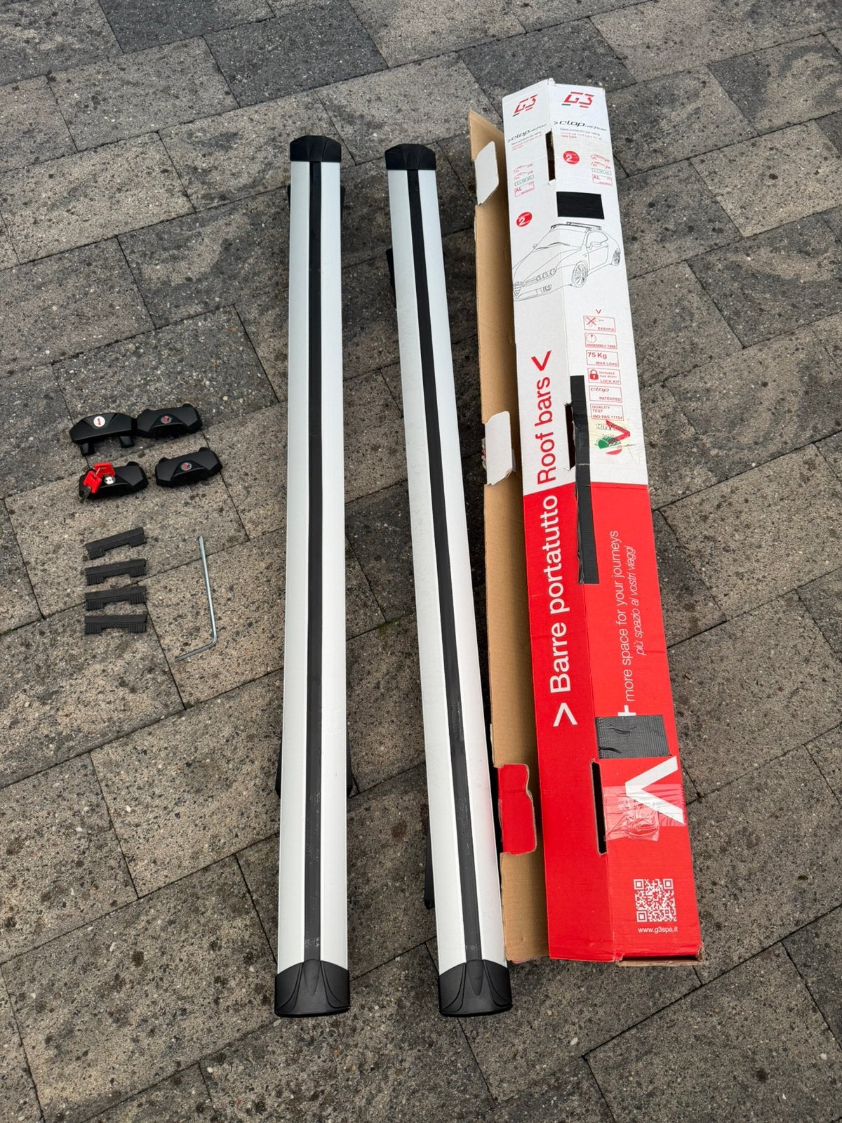 G3 CLOP Airflow dakdragers aluminium 130, Ophalen of Verzenden, Zo goed als nieuw