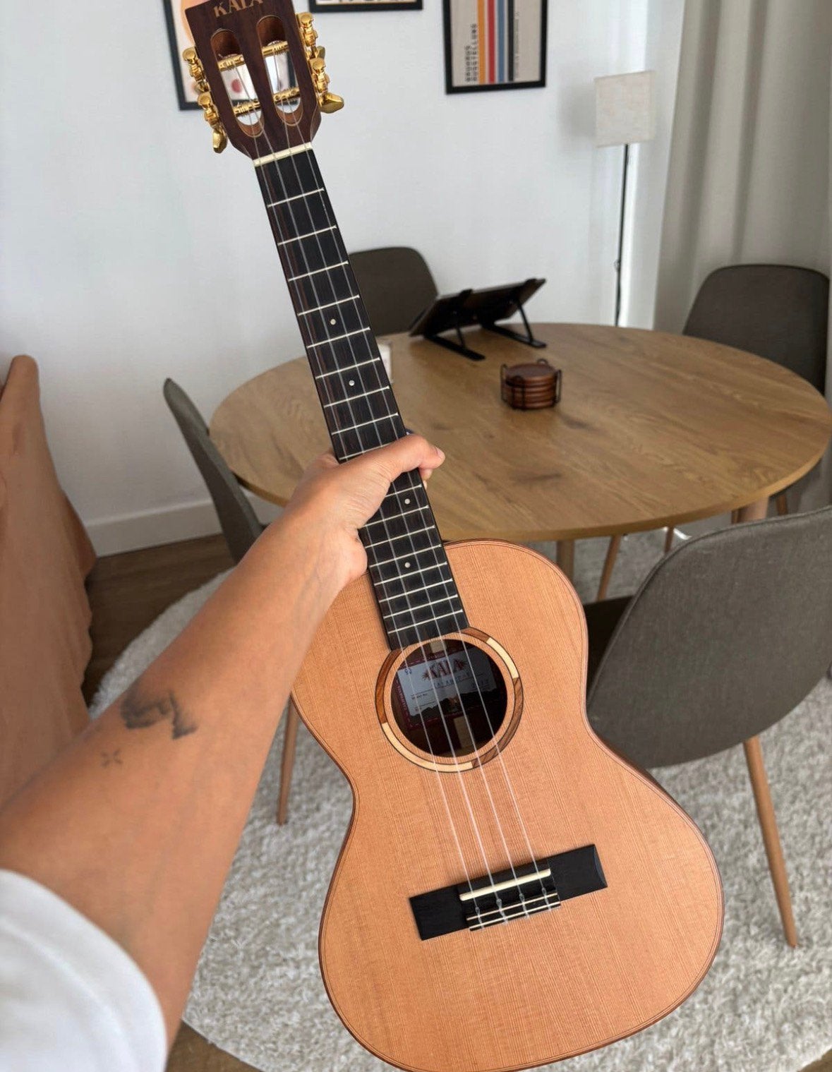 Kala tenor ukelele t.w.v €450 - pau ferro hout nieuw, Ophalen of Verzenden, Zo goed als nieuw, Overige typen