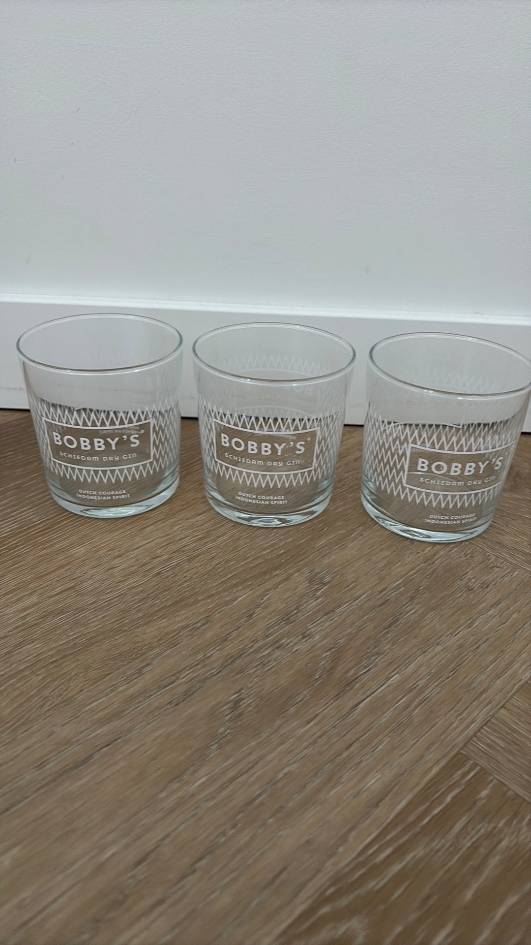 Bobby’s gin glas. Set van Bobby’s gin glazen, Ophalen of Verzenden, Nieuw, Borrel- of Shotglas