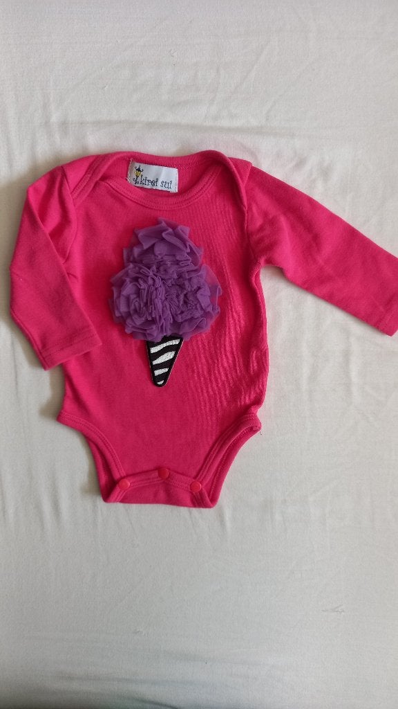 romper lange mouw 50/56 kirei sui, Ophalen of Verzenden, Gebruikt, Meisje, Nacht- of Onderkleding