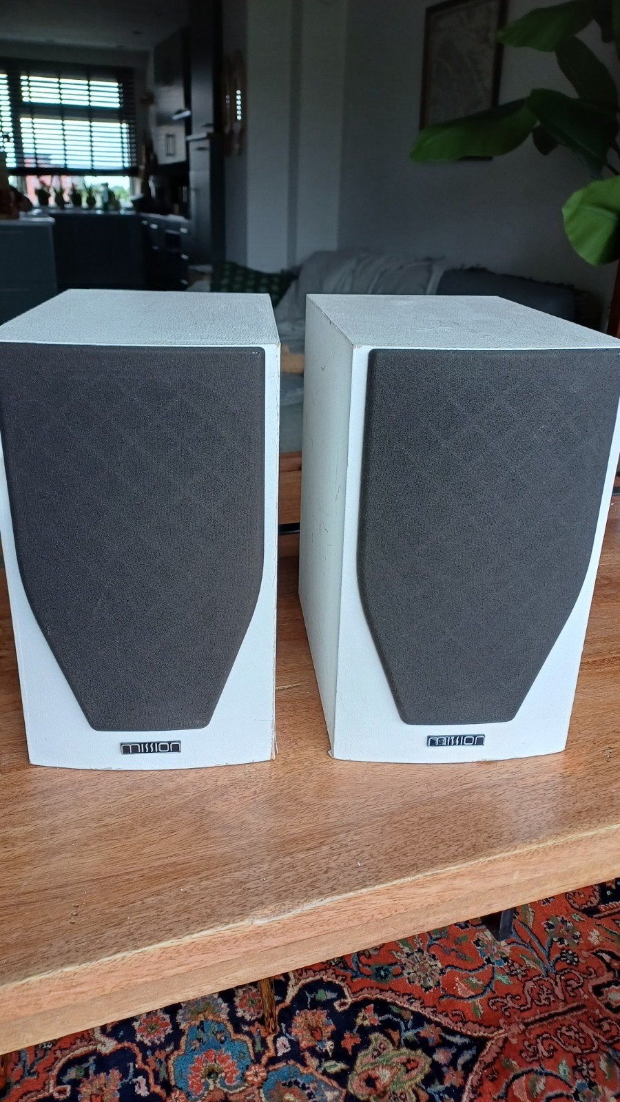 Mission M71 speakers - H29 B17 D28, Audio, Tv en Foto, Luidsprekers, Ophalen of Verzenden, 60 tot 120 watt, Front, Rear of Stereo speakers