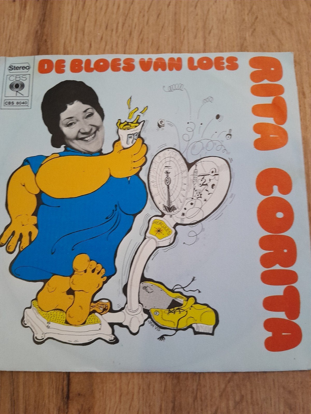 rita corita 7inch de bloes van loes, Cd's en Dvd's, Vinyl Singles, Ophalen of Verzenden, Zo goed als nieuw, Nederlandstalig