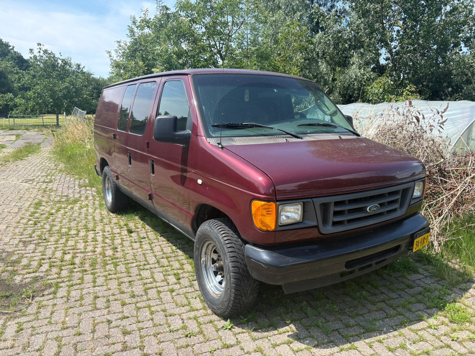 Ford E150 econoline v8 lpg injectie 2007 bak defect, 8 cilinders, Origineel Nederlands, Bedrijf, 2 stoelen