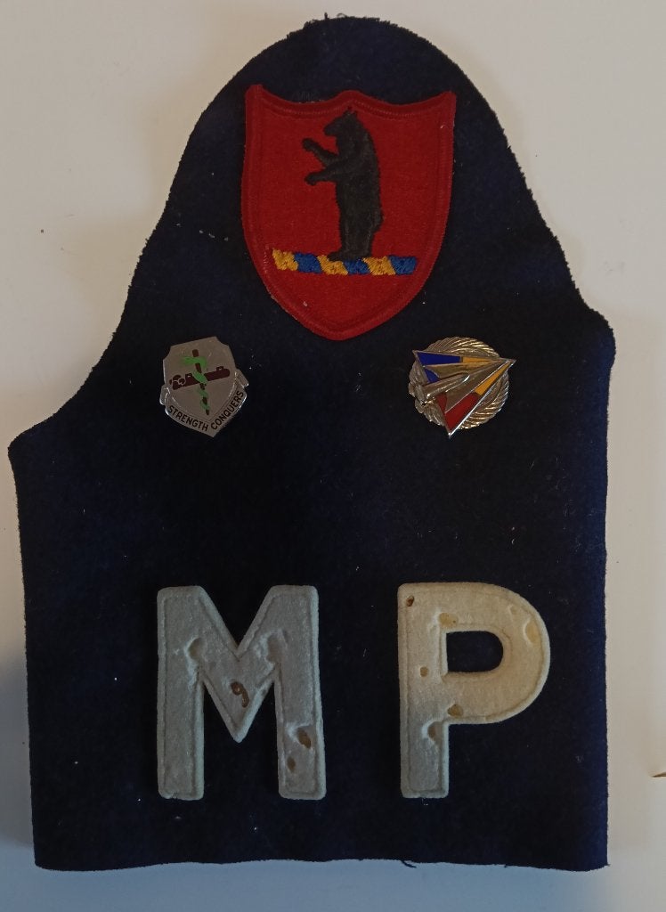 Militaire armband (Brassard) van de US Army, Ophalen of Verzenden, Landmacht, Duitsland, Embleem of Badge
