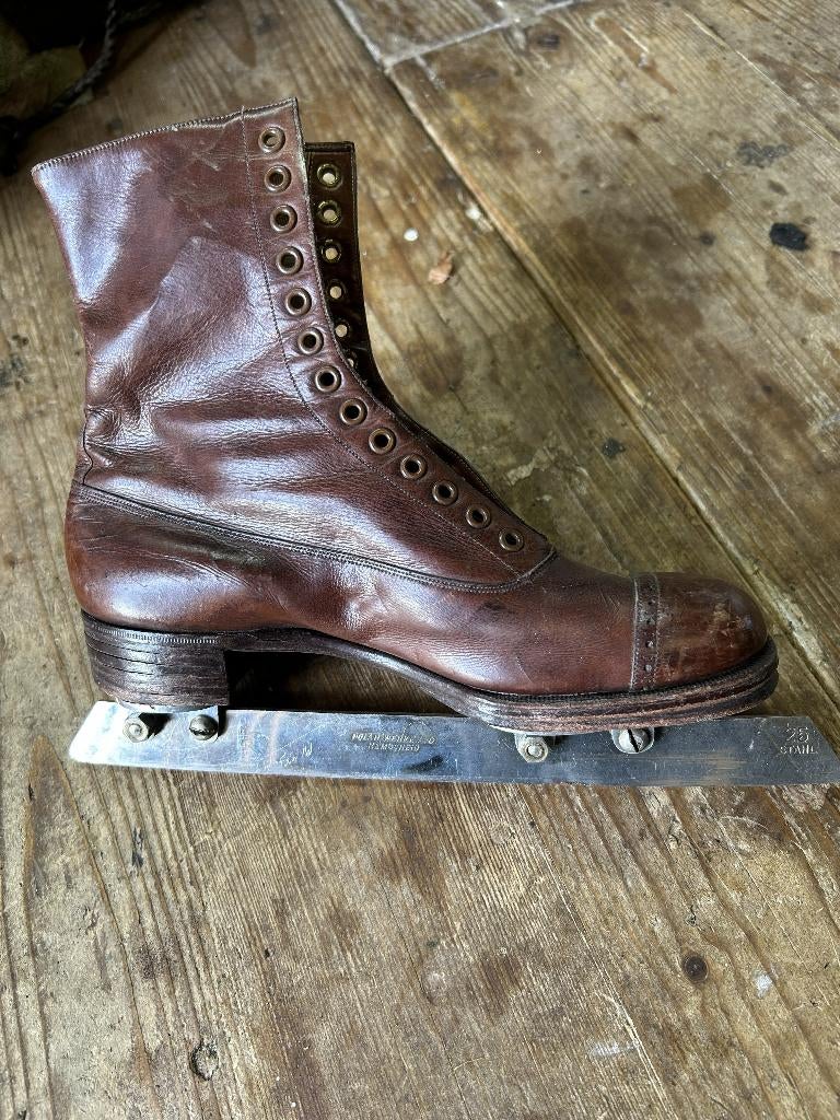 gezocht antiek oude schoen schoonrij schaatsen, Ophalen of Verzenden