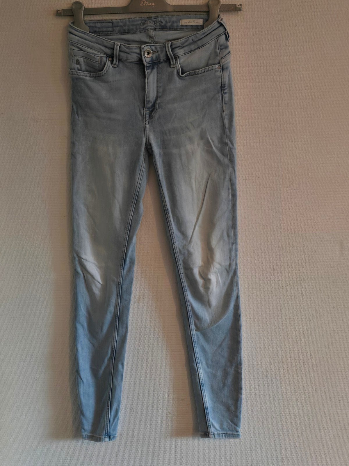 Cotton Club Chloe Mid Rise Skinny Jeans W28 L34, Blauw, Ophalen of Verzenden, W28 - W29 (confectie 36), Cotton Club