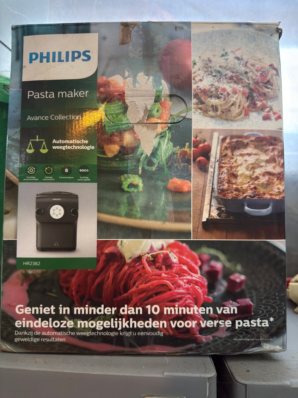 Philips Pastamaker Avance Collection HR2382, Overige typen, Kunststof, Ophalen of Verzenden, Zo goed als nieuw