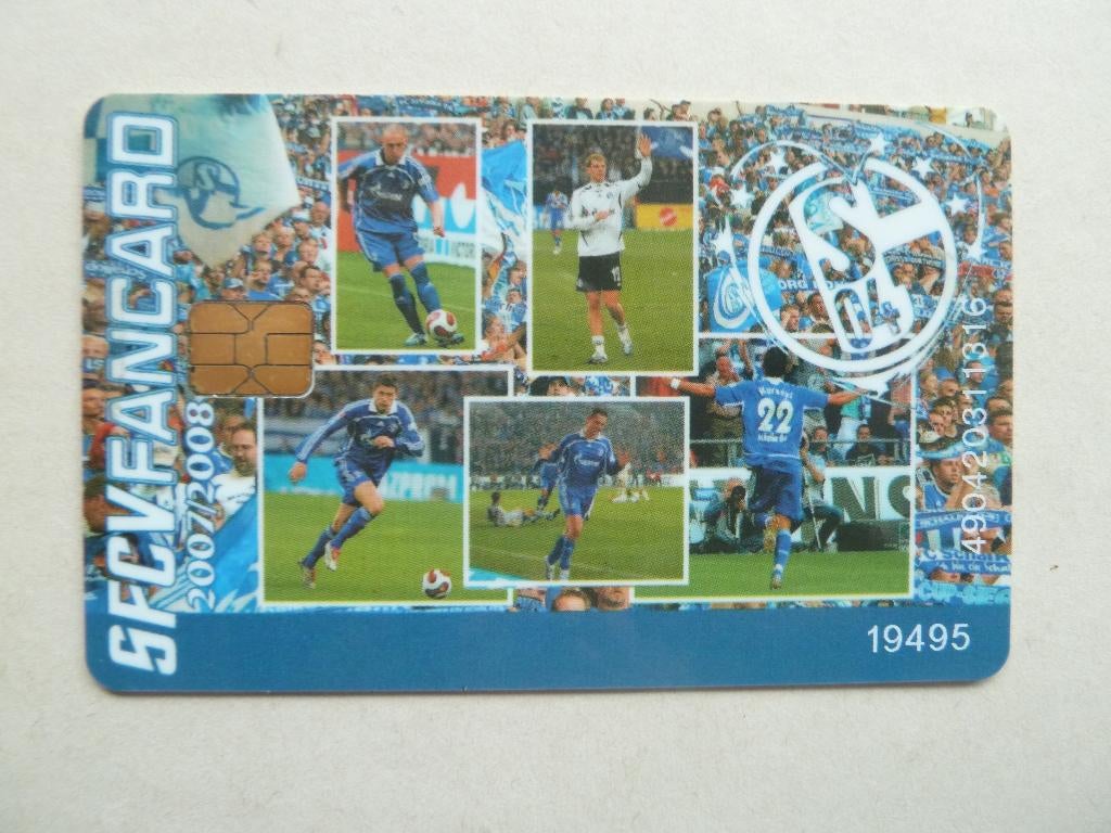 SFCV Fancard. Schalke 04.  2007/2008, Verzamelen, Sportartikelen en Voetbal, Ophalen of Verzenden, Zo goed als nieuw, Buitenlandse clubs