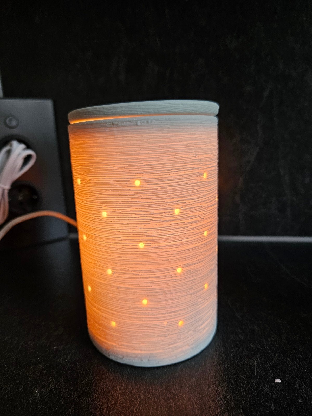 etched core scentsy warmer, Ophalen of Verzenden