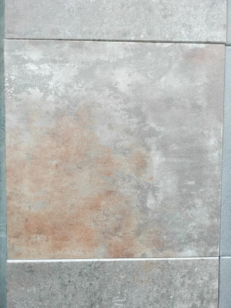 Gecoate tegels Corten 60x60x3cm, Ophalen, 60 cm of meer, Nieuw, 10 m² of meer