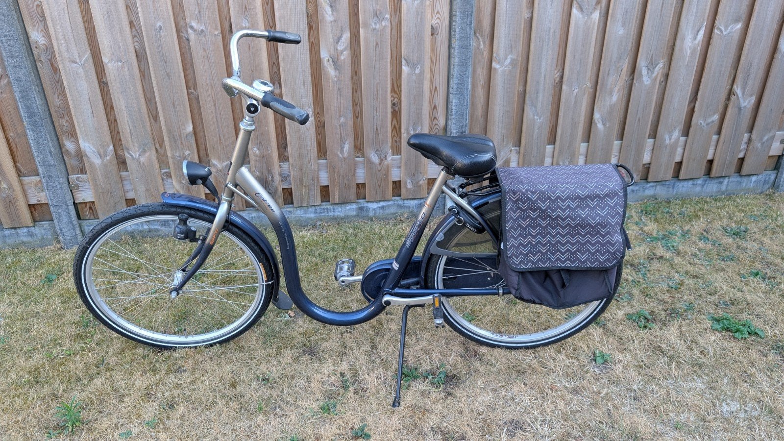 Sparta Damesfiets met lage instap en fietstassen, Velgrem, 50 tot 53 cm, Ophalen, Overige merken