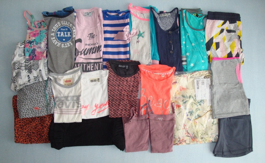 Pakket meisjes zomerkleding maat 134-140 - Pakket 11 Merk, Ophalen of Verzenden, Zo goed als nieuw, Maat 134