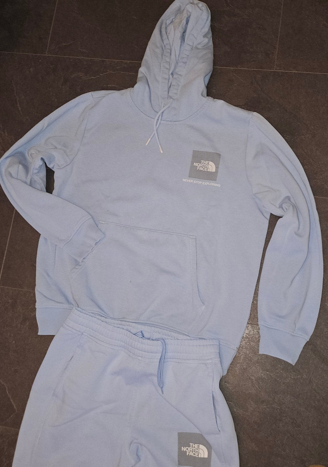 The North Face Joggingpak - Lichtblauw (Maat L), Maat 52/54 (L), Zo goed als nieuw, The North Face, Algemeen