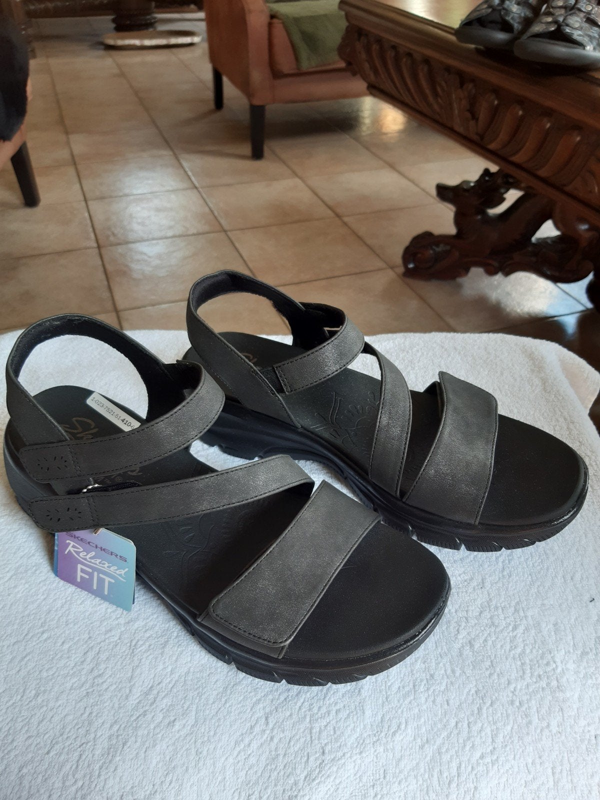 Nieuw Sandalen sketchers maat 41, Kleding | Dames, Skechers, Zwart, Nieuw, Sandalen of Muiltjes