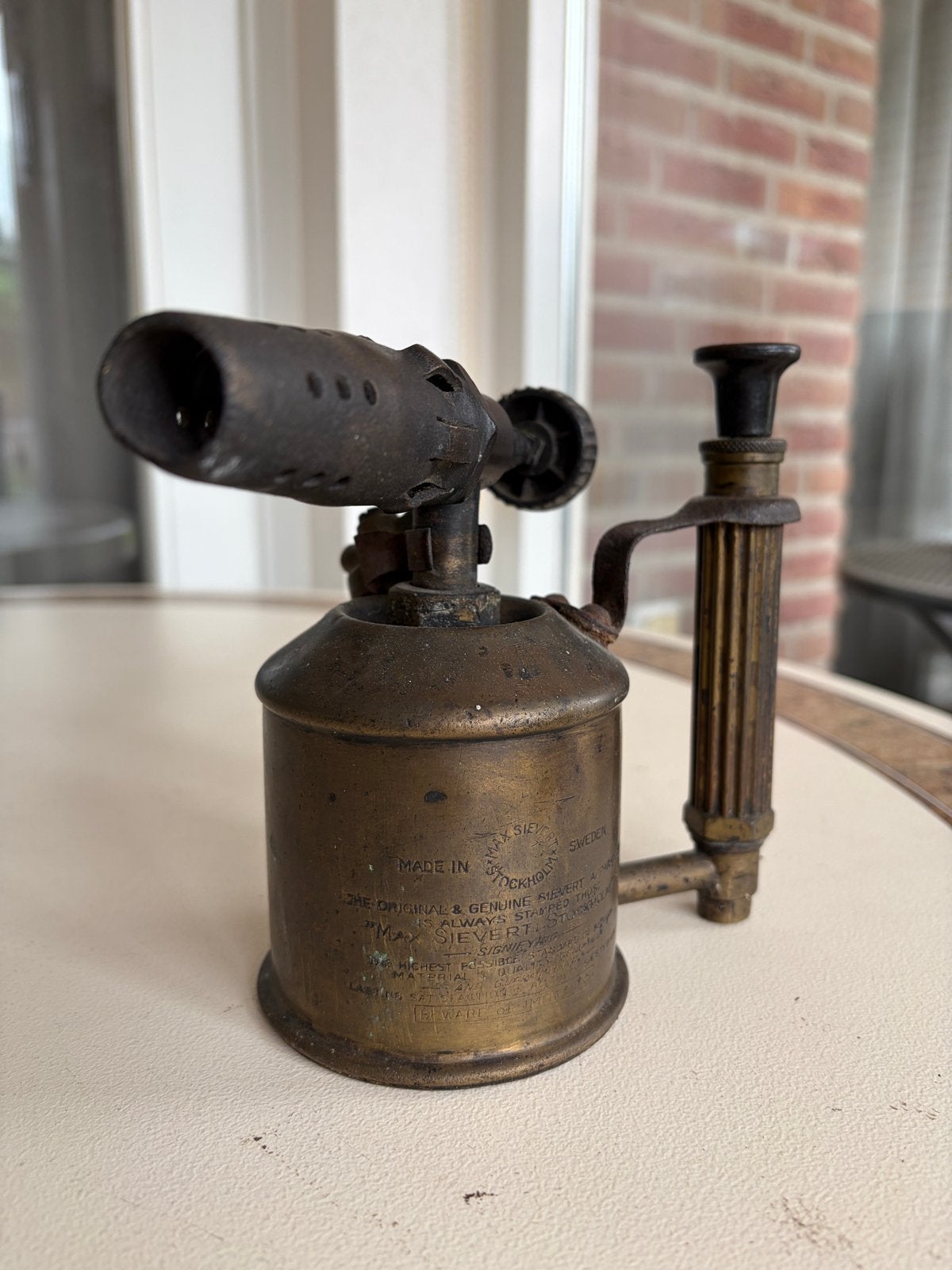 Originele Max Sievert Stockholm Soldeerbrander, Ophalen of Verzenden