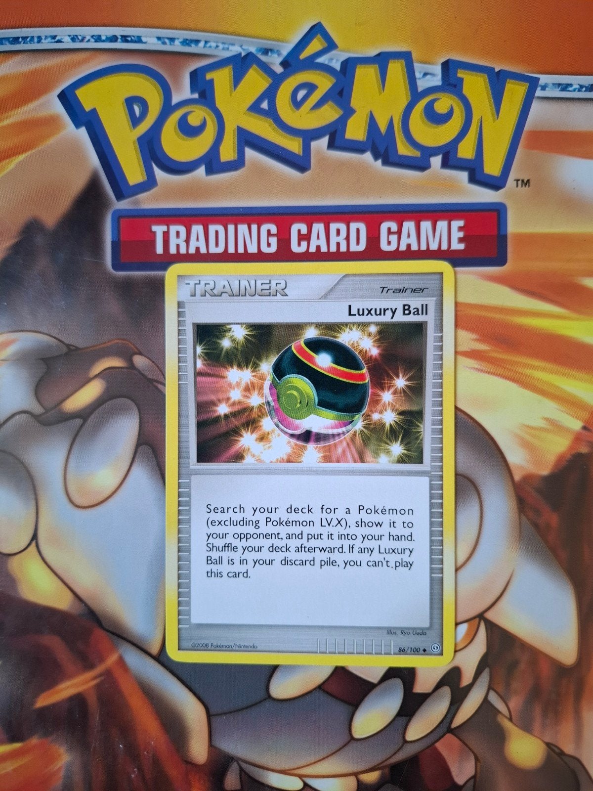 Luxury ball 86/100 Diamond&Pearl Stormfront pokemon kaart, Ophalen of Verzenden, Gebruikt, Losse kaart