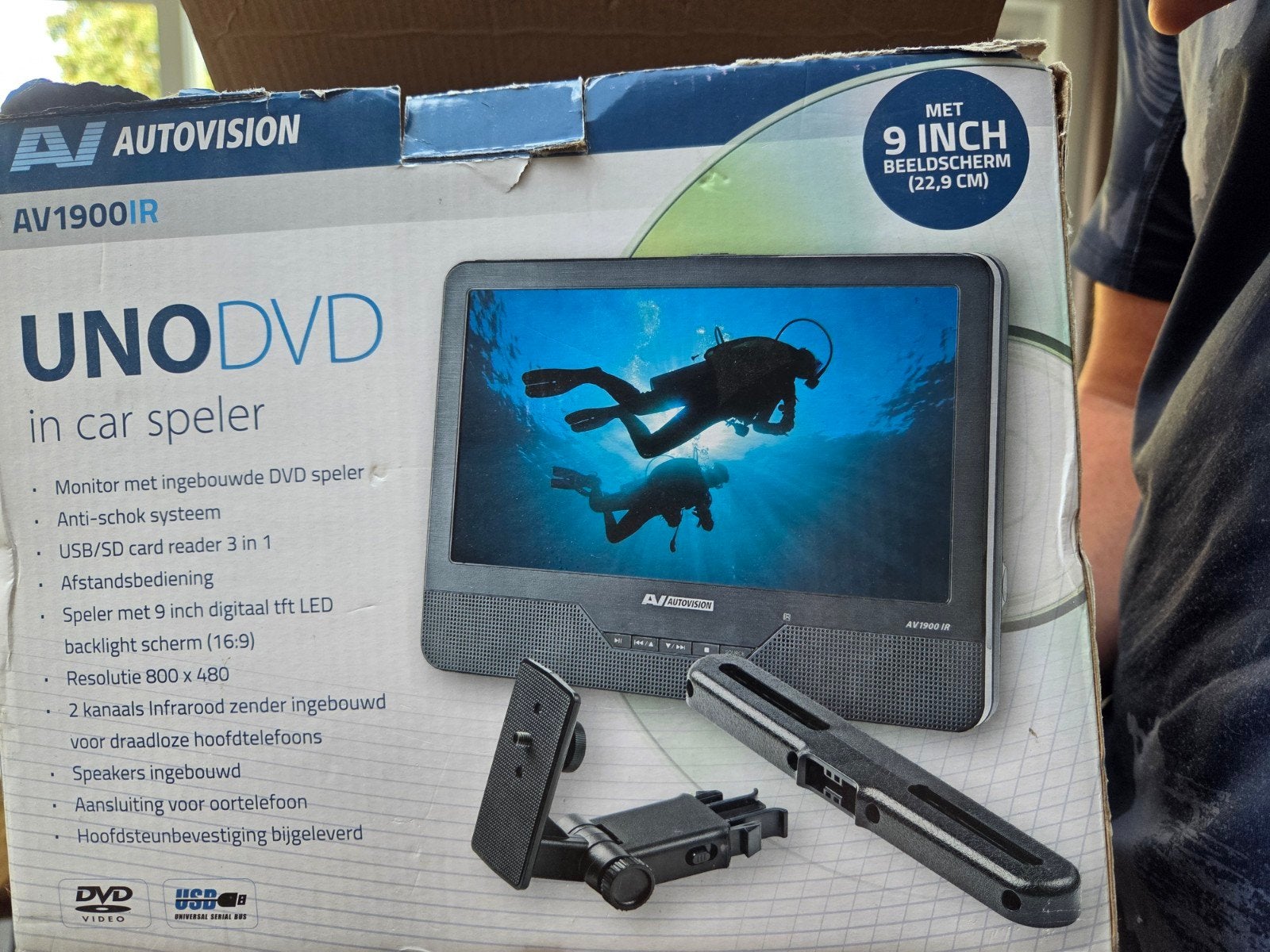 Autovision AV-1900IR, Audio, Tv en Foto, Dvd-spelers, Ophalen of Verzenden, Overige merken