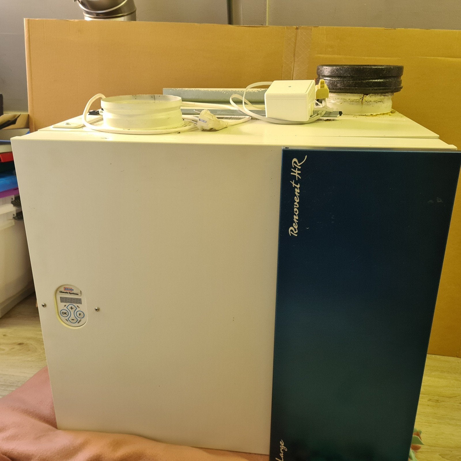 Brink Renovent HR 2/2 R Large WTW-unit, Ophalen, Gebruikt, Ventilator en Afzuiger