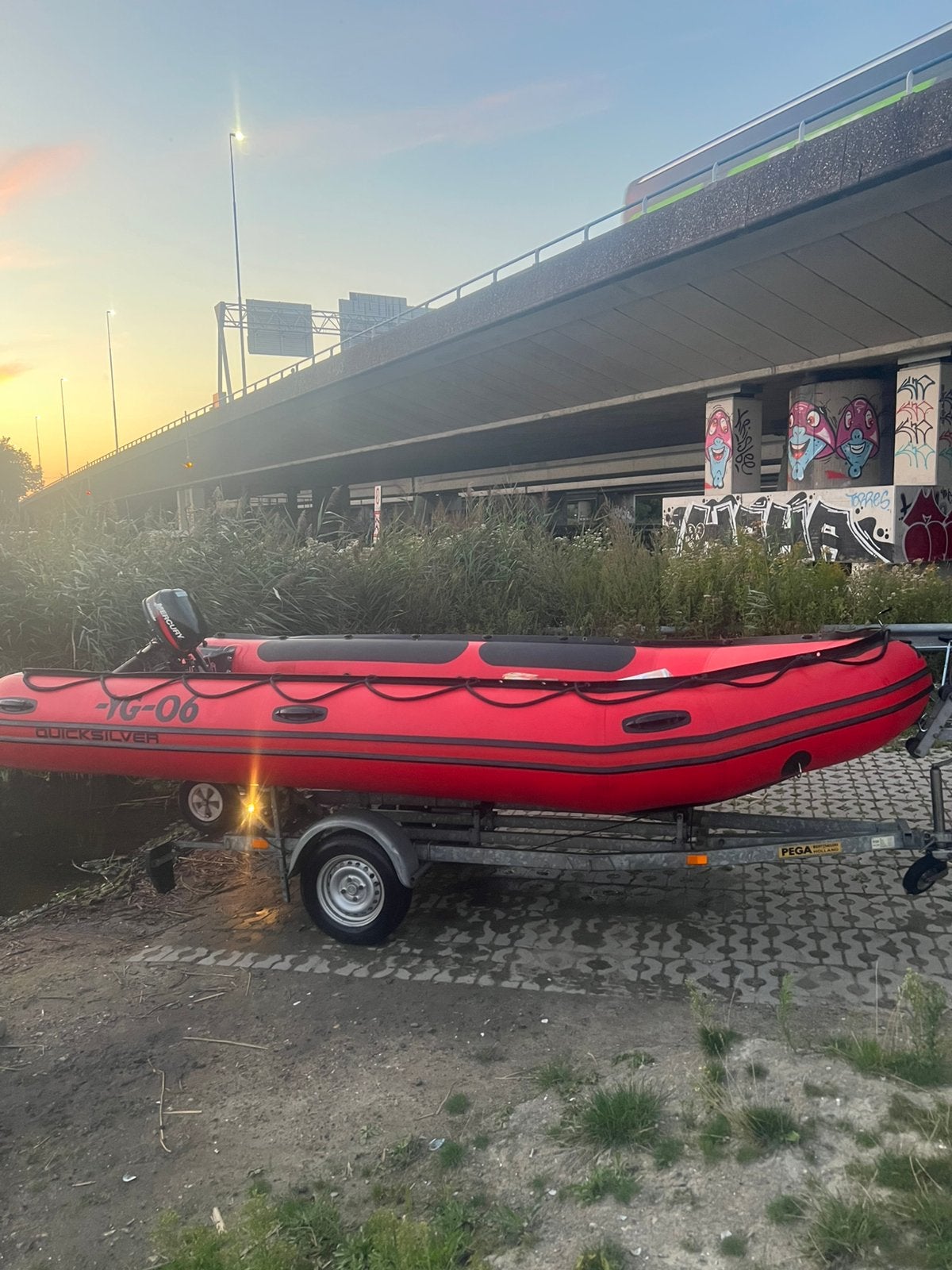 Rubberboot Quicksilver 530 XS heavy duty RIB 6pk mercury 4t, Watersport en Boten, Ophalen of Verzenden, Zo goed als nieuw, Mercury