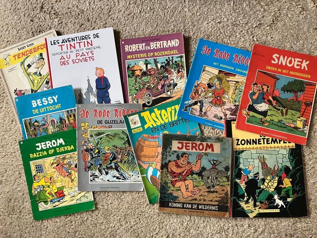 Tweedehands Nederlandstalige stripboeken - ruime voorraad, Meerdere stripboeken, Verzenden, Gelezen