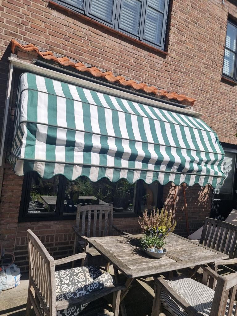 2 electrische somfy Markiezen, Tuin en Terras, Zonneschermen, Ophalen of Verzenden