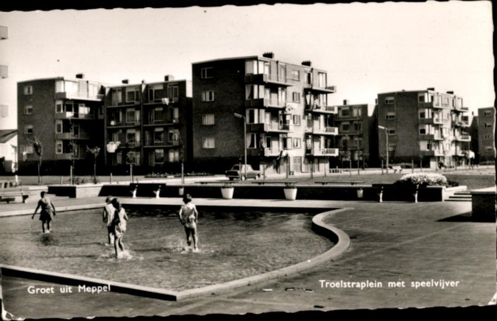 meppel, kvr7-4252 speelvijver, Verzenden, 1960 tot 1980, Ongelopen, Drenthe
