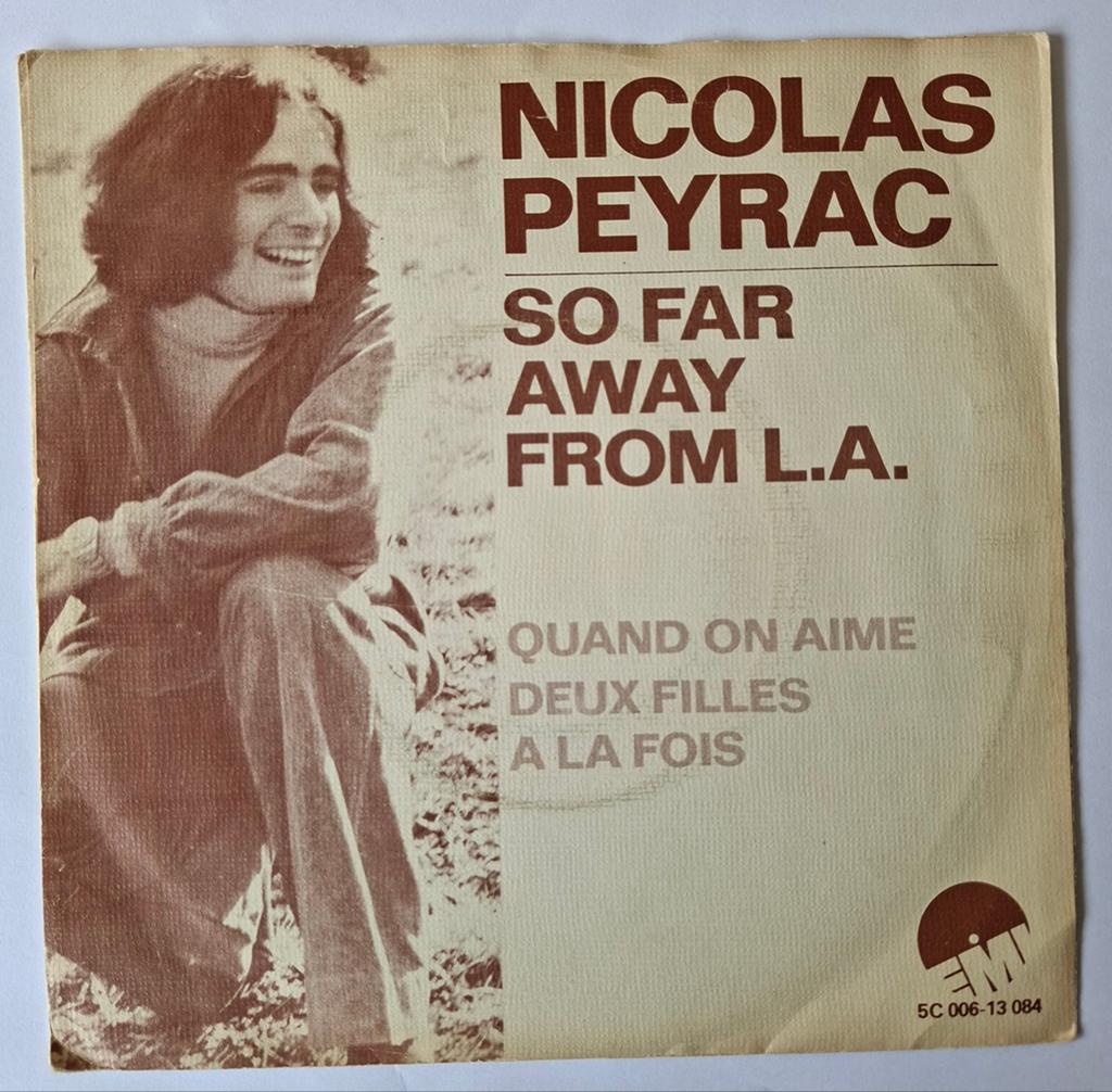 Nicolas  Peyrac       So far away from L.A., Gebruikt, 7 inch, Single, Ophalen of Verzenden