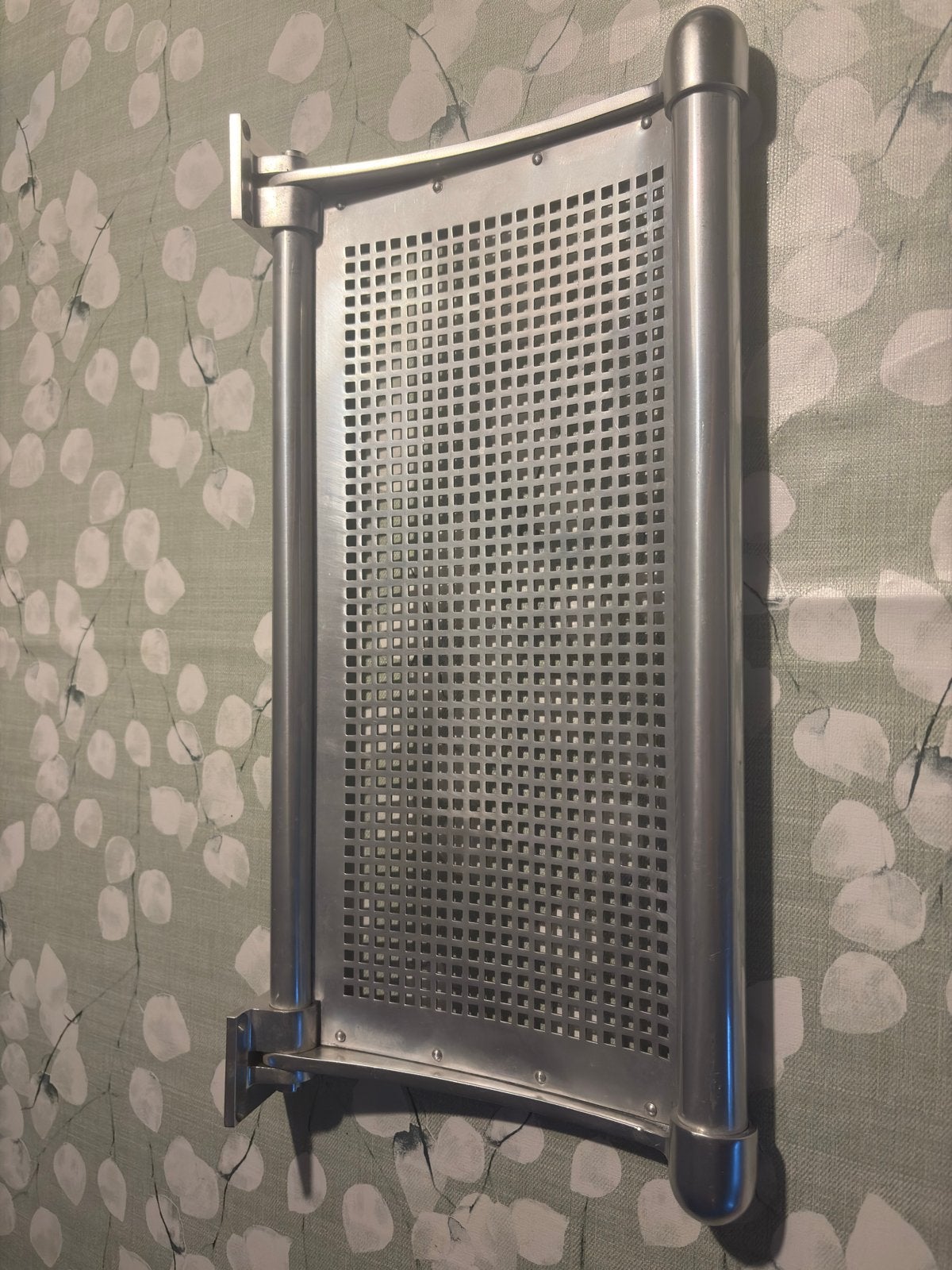 2x vintage industrieel aluminium bagagerek, Ophalen of Verzenden, Gebruikt