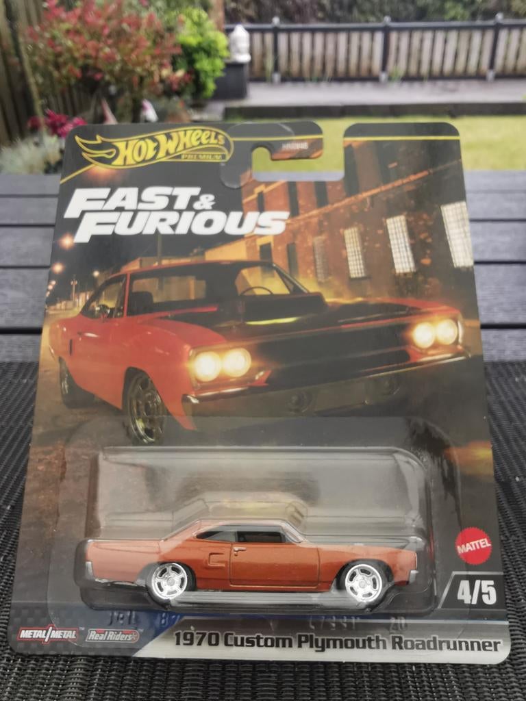 HotWheels Fast & Furious Plymouth Roadrunner, Ophalen of Verzenden, Nieuw, Auto