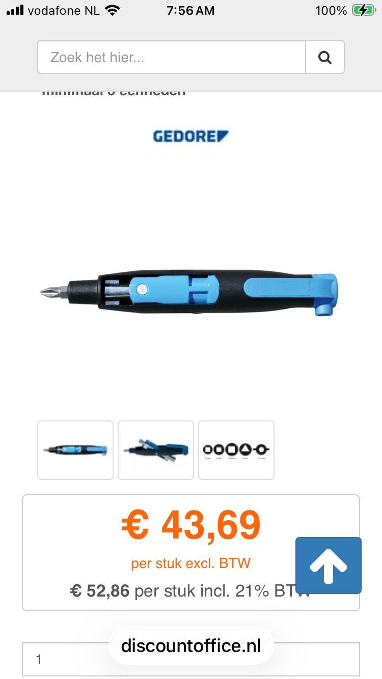 Gedore schakelkast sleutel, Ophalen of Verzenden, Nieuw