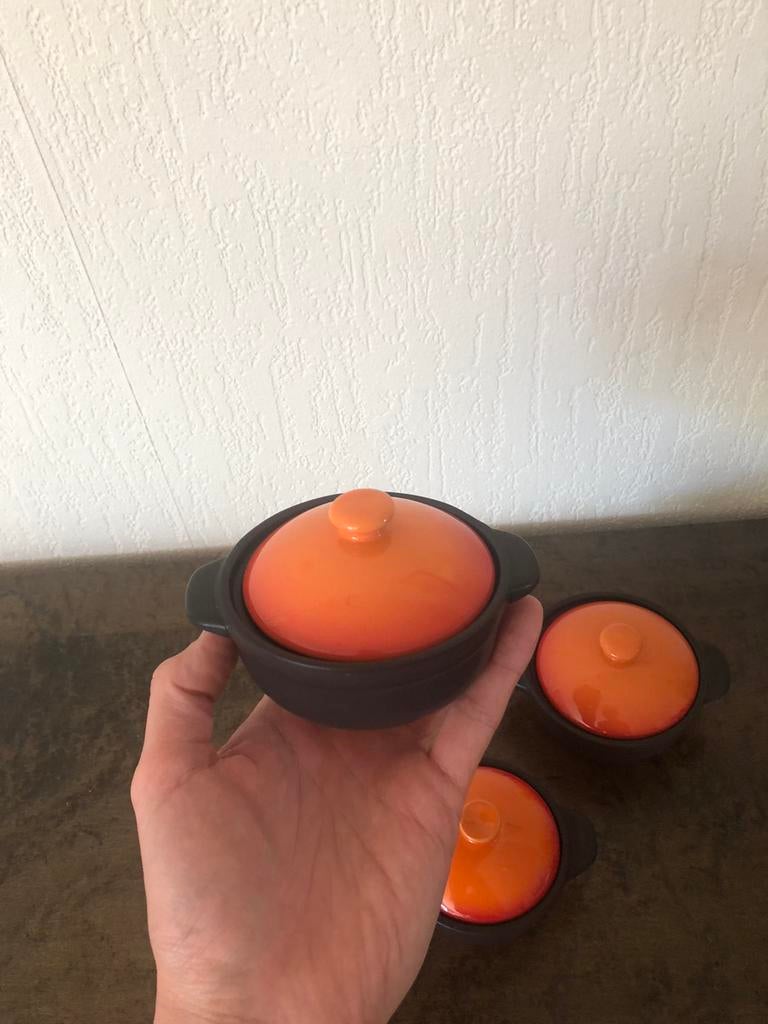 Stoof potjes, Ophalen of Verzenden, Zo goed als nieuw, Overige materialen, Pot, Bus of Blik