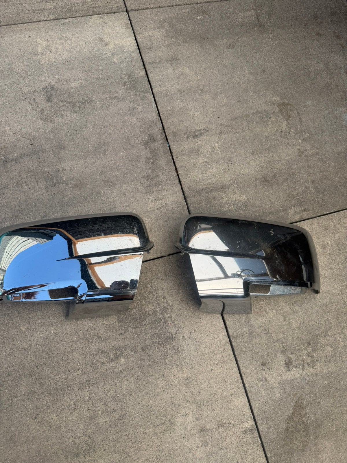 Chrome spiegelkappen dodge ram 1500 2013, Ophalen, Gebruikt, Dodge, Voor