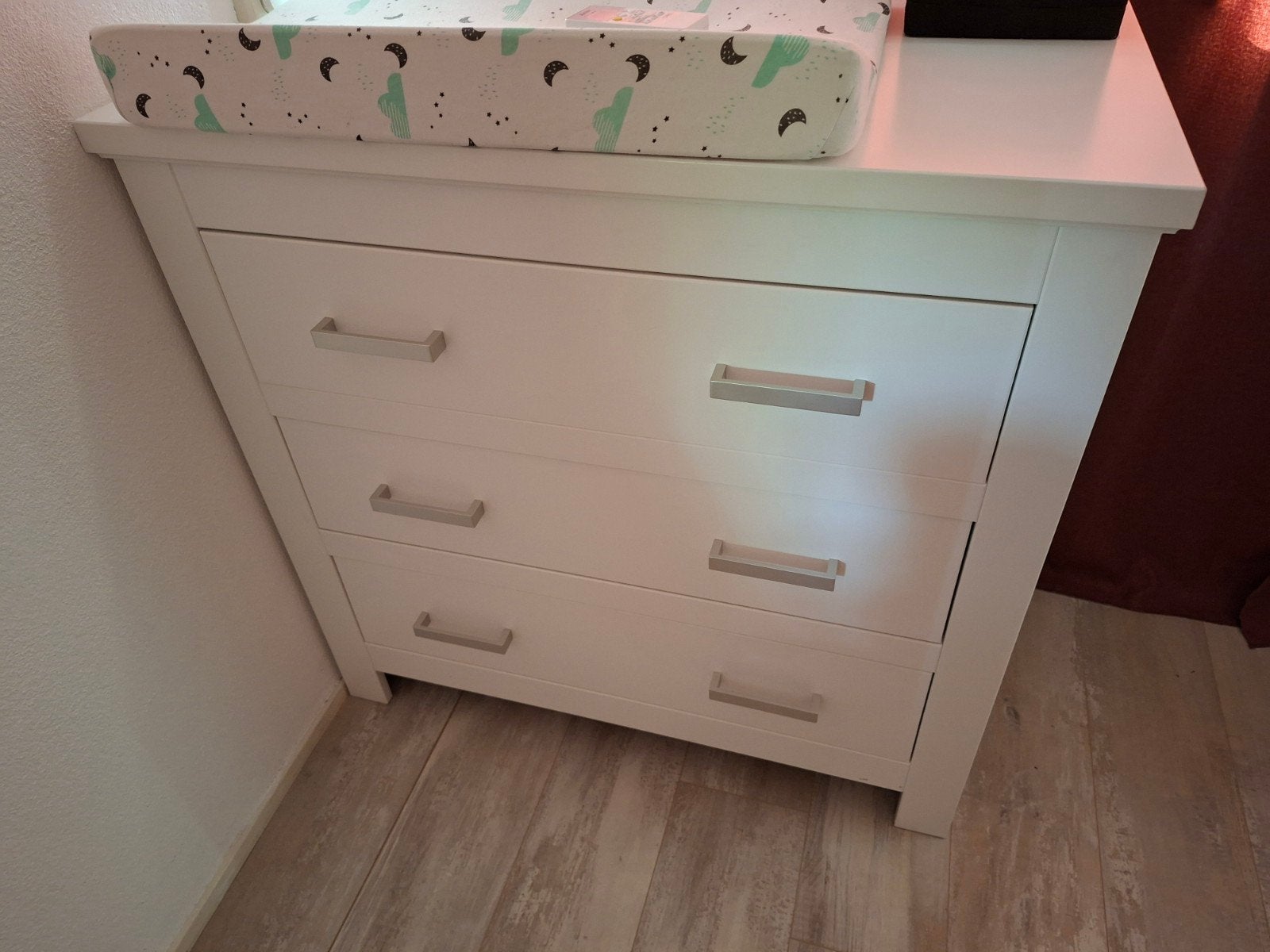 Bopita witte commode met 3 lades, Ophalen, Gebruikt, 50 tot 70 cm, 75 tot 100 cm
