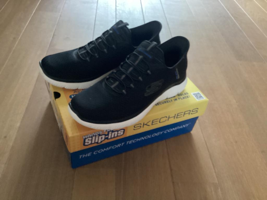 Sketchers heren maat 43, Ophalen of Verzenden, Zo goed als nieuw, Zwart