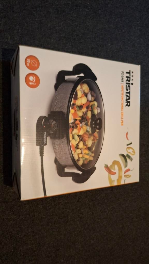 Tristar multifunctionele grill pan, Witgoed en Apparatuur, Gourmetstellen, Ophalen of Verzenden, Nieuw