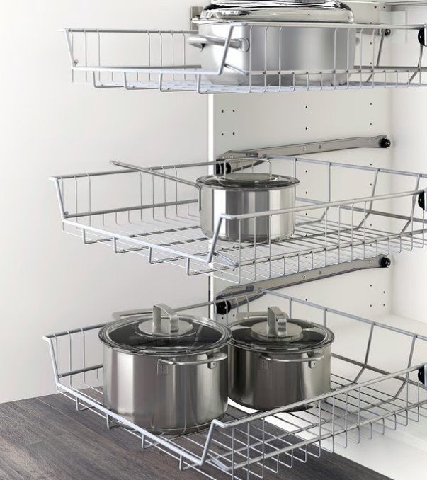 2 IKEA Draadvorm Keukenlades, Ophalen, Overige typen, IKEA, Zo goed als nieuw