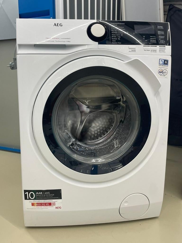 AEG 7000 series Lavamat ProSteam Wasmachine 1-8kg, Witgoed en Apparatuur, Ophalen, Zo goed als nieuw, Voorlader, 85 tot 90 cm