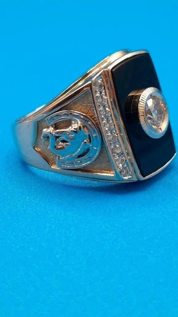 gouden heren ring 18kt, Sieraden, Tassen en Uiterlijk, Ringen, Heer, Www.bredajuwelier.nl, Nieuw, Ophalen of Verzenden