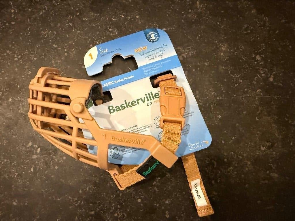 Baskerville classic muilkorf maat 1 nieuw!, Overige merken, Ophalen of Verzenden, Nieuw, Muilkorf