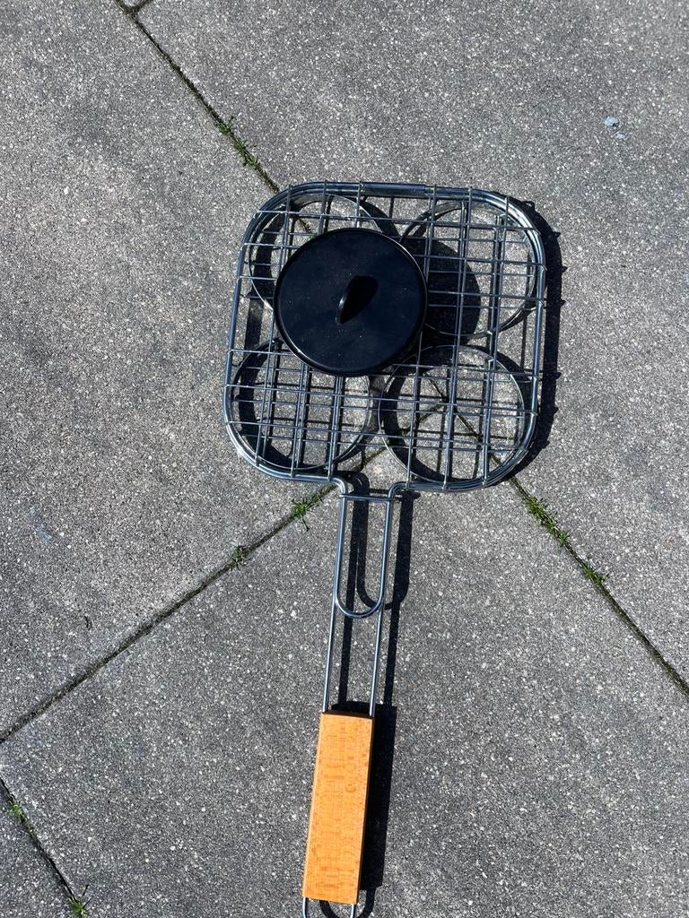 Hamburger grill, Ophalen, Overige typen, Zilver, Zo goed als nieuw