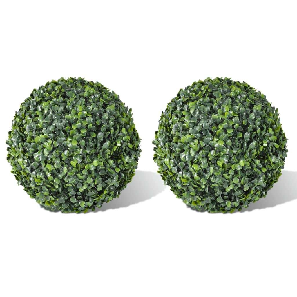 Buxusbollen buxus kunstplant 35 cm 2 stuks GRATIS BEZORGD!, Verzenden, Nieuw, Nvt, Nvt