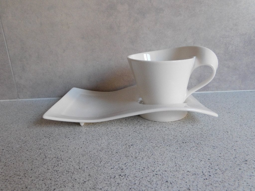 Kop en schotel New Wave Villeroy & Boch, Villeroy & Boch, Ophalen of Verzenden, Zo goed als nieuw, Overige stijlen